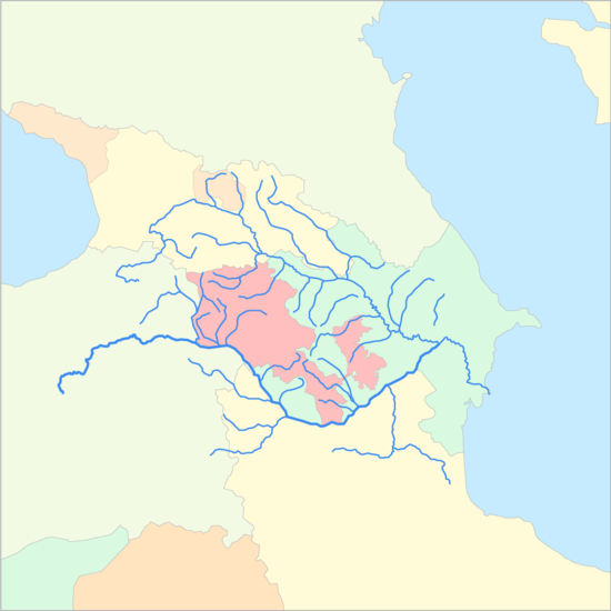 아라스강 국가 지도 (1991~2023)