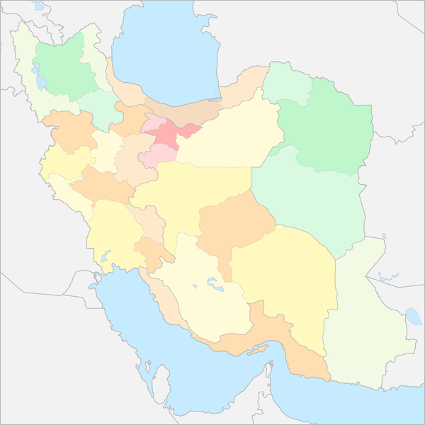 이란 행정 지도