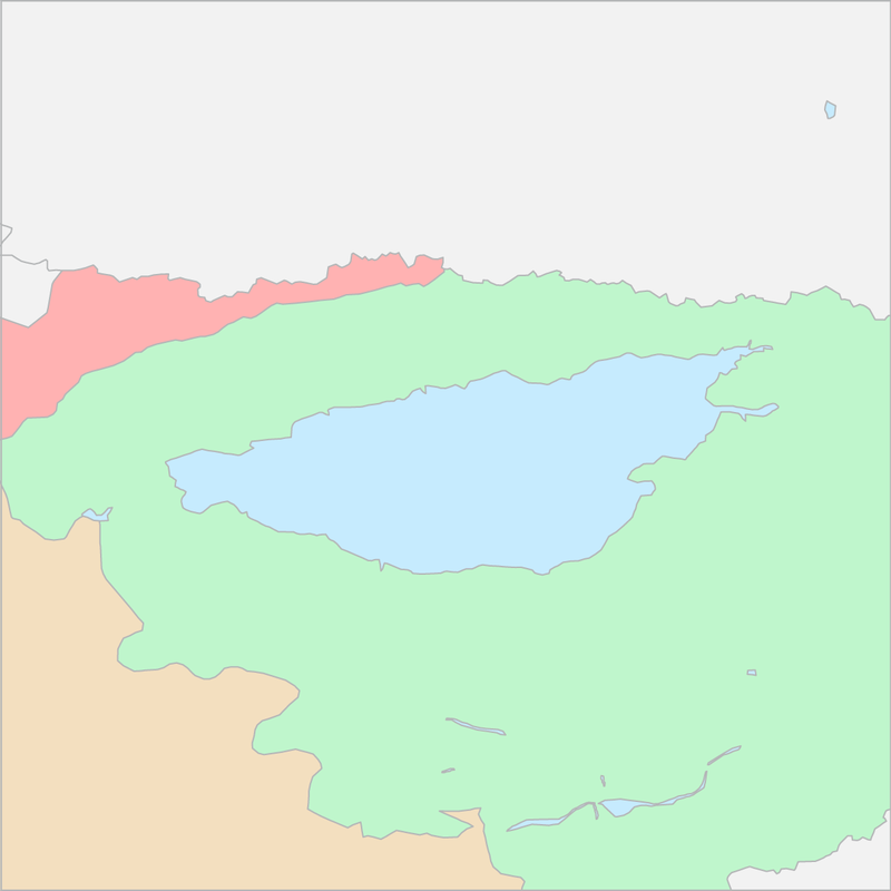 이식쿨호 행정 지도