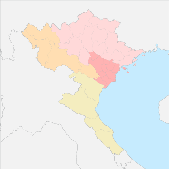 베트남 북부 지역 지도