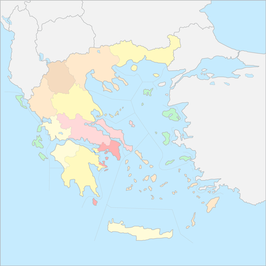 그리스 행정 지도