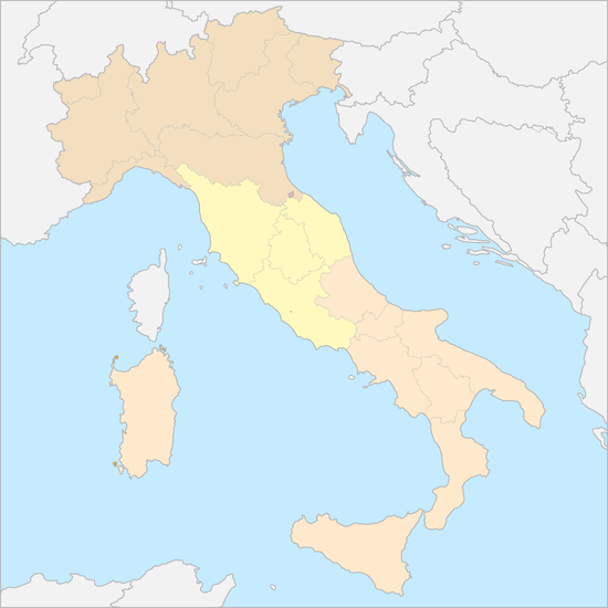 이탈리아 지역 지도