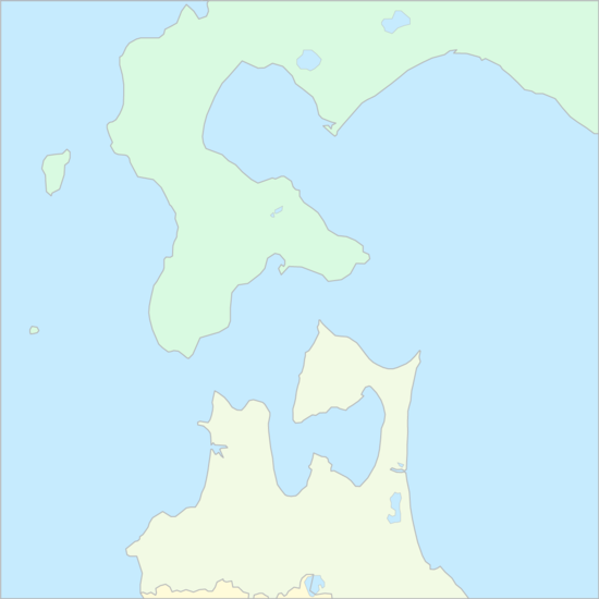 쓰가루해협 행정 지도