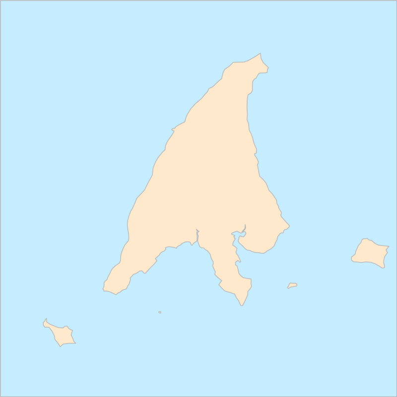 라부안섬 행정 지도