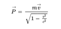 상대성 이론 입자의 운동량.png